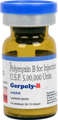Gerpoly B 500000iu Dry Vial Of 1 Powder For Injection