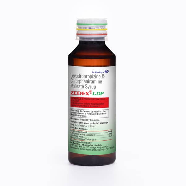 Zedex LDP Syrup | Ginger And Lemon Flavour Sugar Free