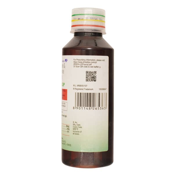 Zedex LDP Syrup | Ginger And Lemon Flavour Sugar Free