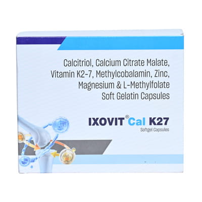 Ixovit Cal K27 Strip Of 10 Softgel Capsules