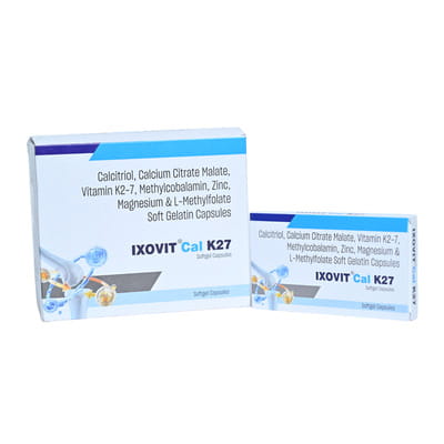 Ixovit Cal K27 Strip Of 10 Softgel Capsules