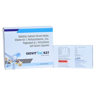 Ixovit Cal K27 Strip Of 10 Softgel Capsules