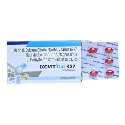 Ixovit Cal K27 Strip Of 10 Softgel Capsules