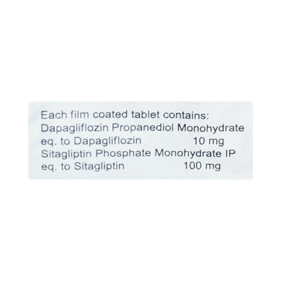 Dapalex S 10/100mg Strip Of 10 Tablets