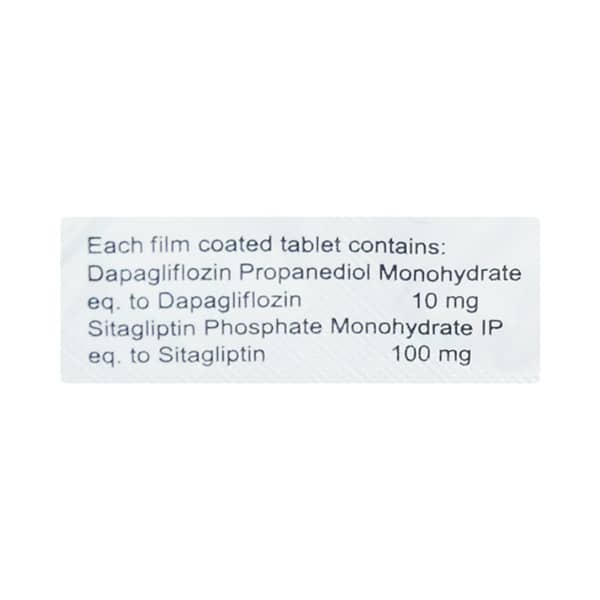 Dapalex S 10/100mg Strip Of 10 Tablets