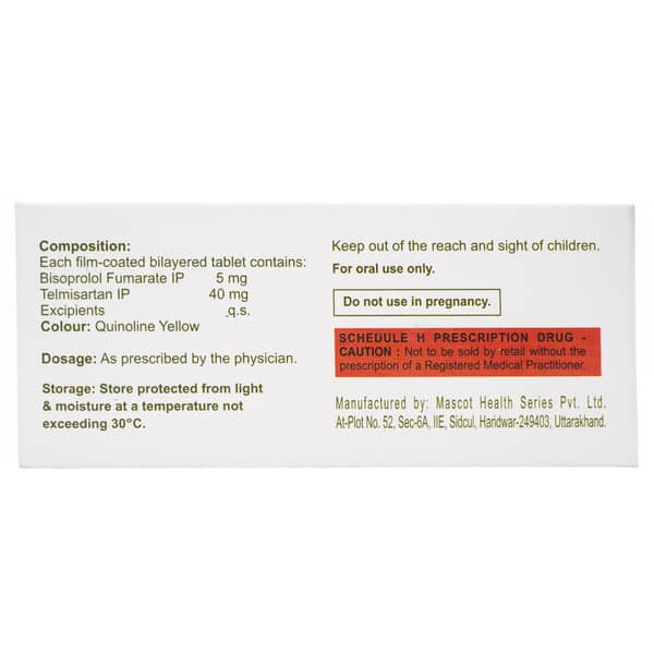 Telkonol Bs 5Mg Strip Of 10 Tablets