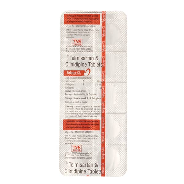 Telque Cl 10/40Mg Strip Of 10 Tablets