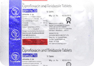 Esipflox Tz Strip Of 10 Tablets