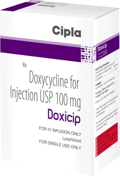 Doxicip 100mg Dry Vial Of 1 Powder For Injection