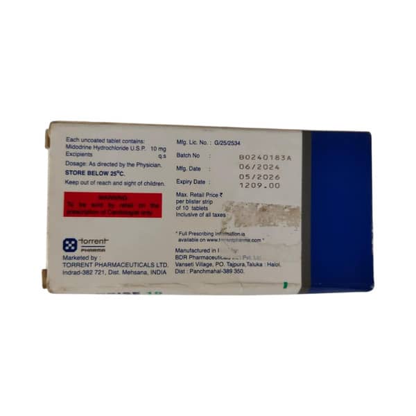 Midorise 10 Strip Of 10 Tablets