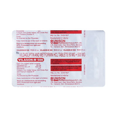 Vilason M 500mg Strip Of 10 Tablets
