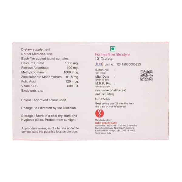 Gafercal Triple Strip Of 10 Tablets