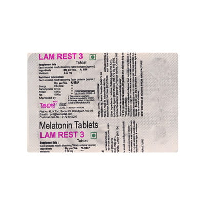 Lamrest 3mg Strip Of 15 Tablets
