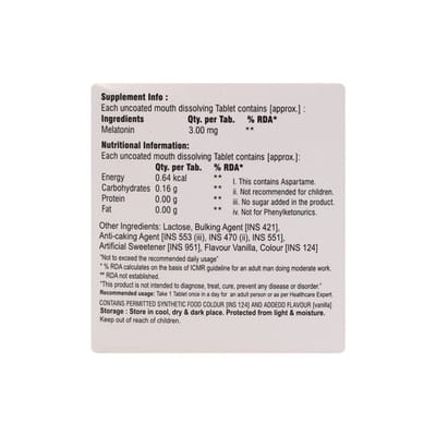 Lamrest 3mg Strip Of 15 Tablets