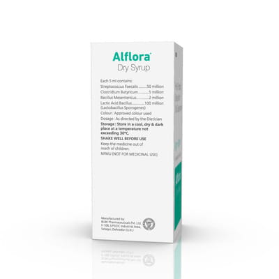 Alflora Bottle Of 60ml Dry Syrup