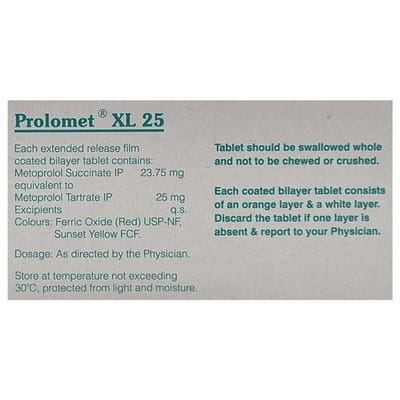 Prolomet Xl 25mg Strip Of 15 Tablets