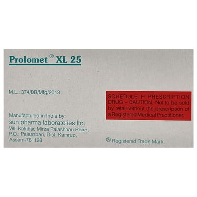 Prolomet Xl 25mg Strip Of 15 Tablets