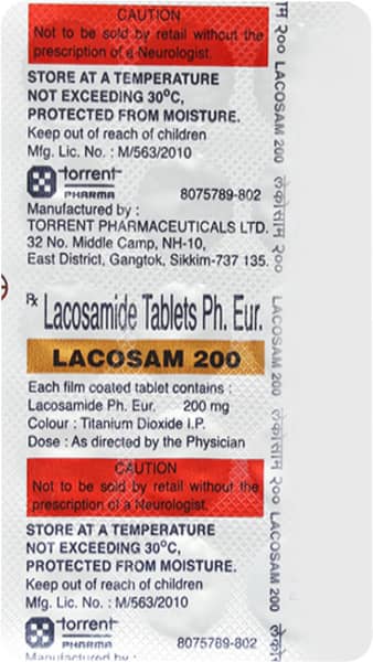 Lacosam 200 Tablet