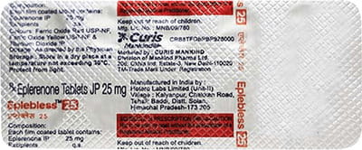 Eplebless 25mg Strip Of 10 Tablets