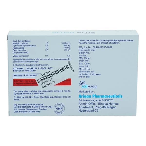 Neurit Plus Ampoule Of 2Ml Injection