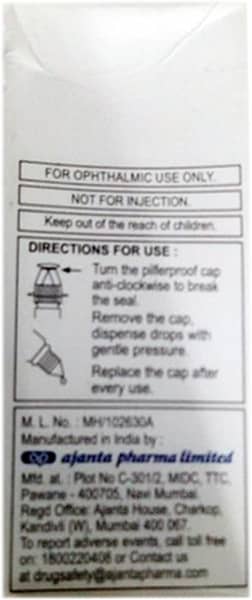 Alcarex Kt Bottle Of 5ml Eye Drops