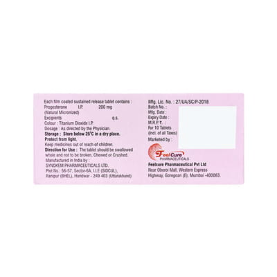 Prorone Sr 200 Strip Of 10 Tablets
