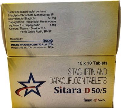 Sitara D 50/5mg Strip Of 10 Tablets