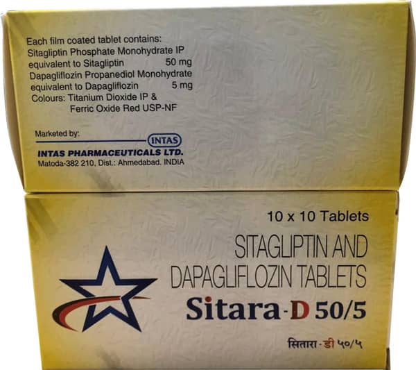 Sitara D 50/5mg Strip Of 10 Tablets