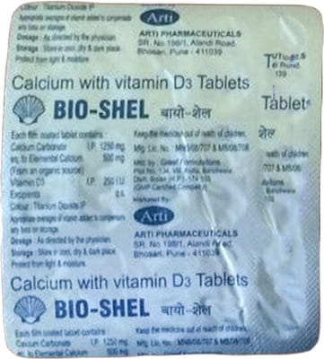 Bioshel Strip Of 15 Tablets