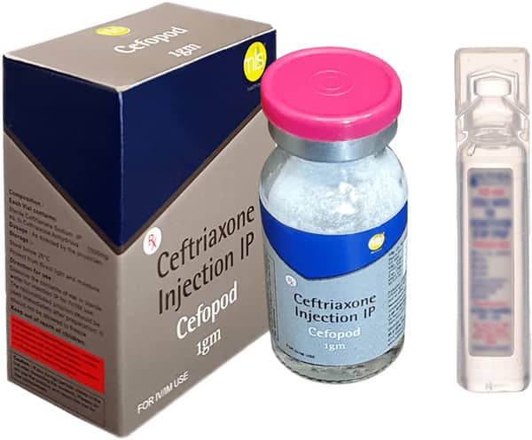 Cefopod 1Gm Dry Vial Of 1 Powder For Injection