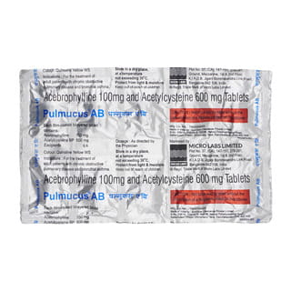 Pulmucus Ab Strip Of 10 Tablets