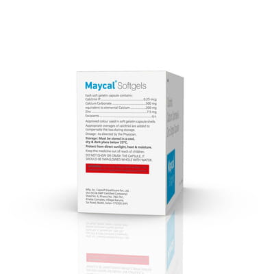 Maycal Strip Of 10 Softgel Capsules