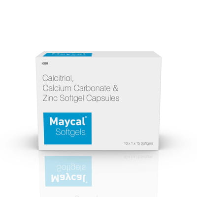 Maycal Strip Of 10 Softgel Capsules