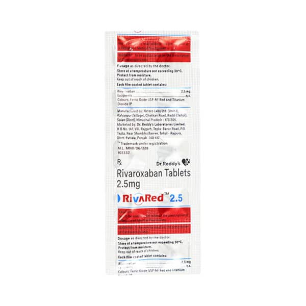 Rivared 2.5mg Strip Of 10 Tablets