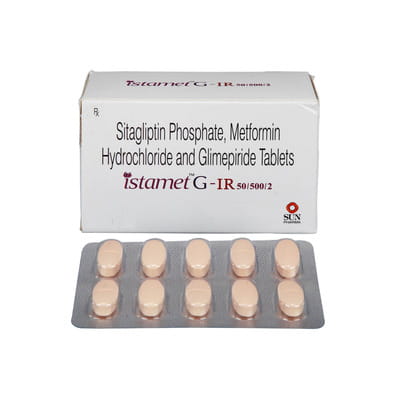 Istamet G Ir 50/500/2mg Strip Of 10 Tablets