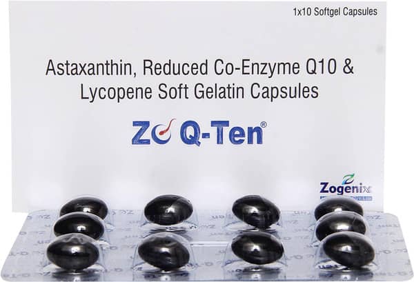Zo Q Ten Strip Of 10 Softgel Capsules