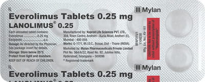Lanolimus 0.25mg Strip Of 10 Tablets