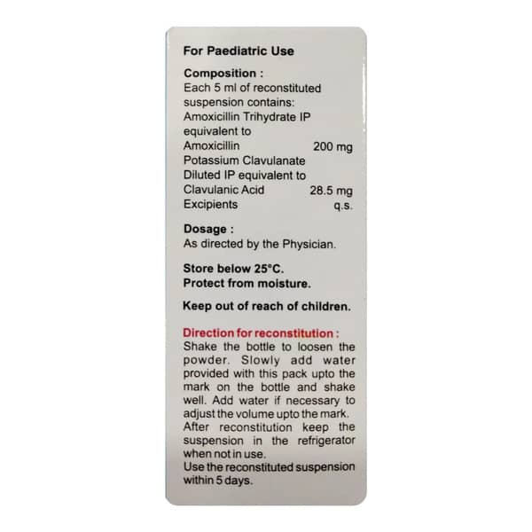 Clanoxy 200Mg Delicious Mint Flavour Bottle Of 30Ml Dry Syrup