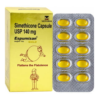 Espumisan Gold 140Mg Strip Of 10 Softgel Capsules