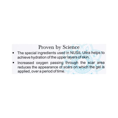Nusil Ultra 5 X 5cm And Nusil Ultra Tube Of 5gm Gel Free