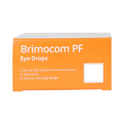 New Brimocom Pf Bottle Of 10ml Eye Drops