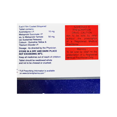 Uniaz Beta 16/50mg Strip Of 10 Tablets