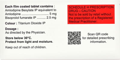 Bisofig Am 2.5mg Strip Of 10 Tablets