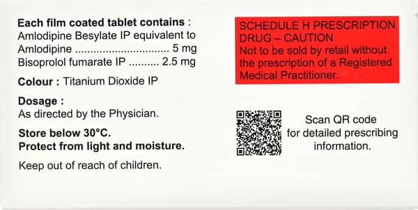 Bisofig Am 2.5mg Strip Of 10 Tablets