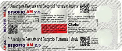 Bisofig Am 2.5mg Strip Of 10 Tablets