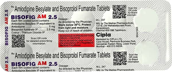 Bisofig Am 2.5mg Strip Of 10 Tablets