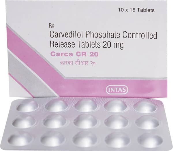 Carca Cr 20mg Strip Of 15 Tablets