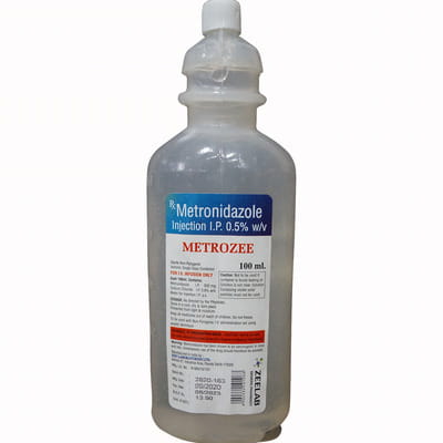 Metrozee Bottle Of 100ml Solution For Infusion