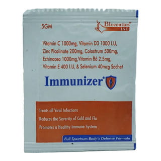 Immunizer Orange Flavour Sugar Free Sachet Of 5Gm Powder