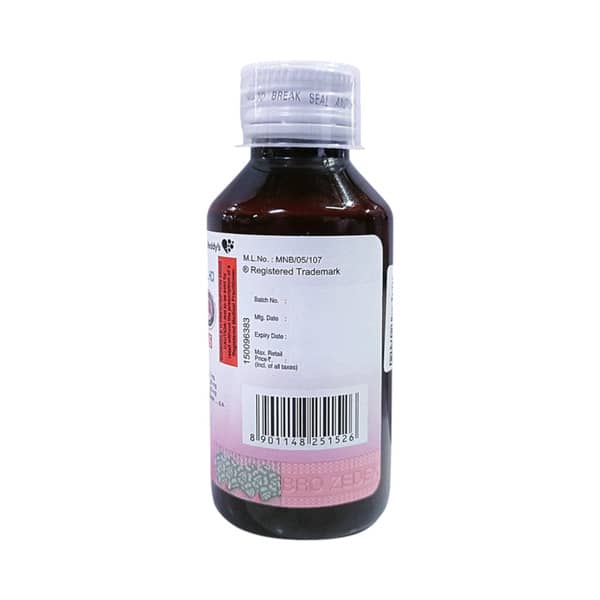 Bro Zedex Ls Raspberry Flavour Bottle Of 100ml Expectorant